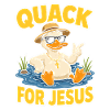 Conception de canard canard pour Jésus