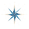 North Star Compass Blue