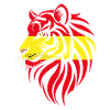 Espana - Spanien - Tiger-Flaggen