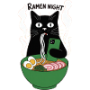 Ramen Night Cat Smartphone