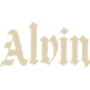 Alvin Gothic Name Art