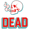 Dead Saying Skull Skeleton Gothic Dark
