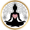 Silhouette Yoga Heart Mandala