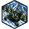 Snowmobiling Dynamically Climbing on Snow