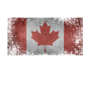Canada Red Maple Flag Distressed Statement