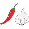 Duo piment-ail