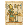 Egypt Pyramids Frog God Throne Hieroglyphics
