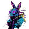 Neon Rabbit Cyberpunk