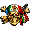 Mexico, pirate's head