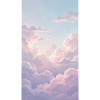 Background clouds Pink