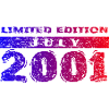 25e anniversaire Édition limitée 07/2001