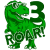 DINO 3E ANNIVERSAIRE DINOSAURE