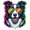 Pride-Monat LGBTQ – Border Collie