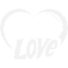 Heart Love Lettering