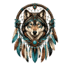 Wolf's Dream Catcher