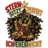 Stern sitzt perfekt