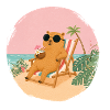 Plage de Chill Capybara