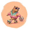Capybara_Disco_Roller_Skates