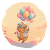 Balloons Capybara