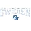 Sweden Streetwear Crest Blue Pattern