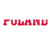 Poland Flag Typographic Repeat