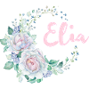 Couronne de fleurs Elia à l’aquarelle