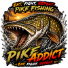 Pike Fishing Addict T-Shirt