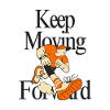 Running Theme Keep Moving Forward