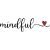 mindful cute design with a heart