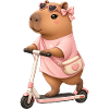 Capybara Girl E Scooter