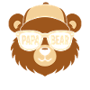 Papa Bear Retro Glasses