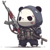 Battle Panda in Tactical Outfit