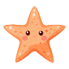Baby starfish
