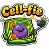 Cell Selfie Cartoon