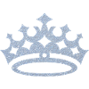 Glitter Crown Crest