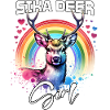 Sika Deer Mädchen Sikahirsch