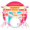 Drums 80s Look