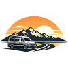 Sunset Road Trip with Camper