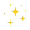 Glimmernde Sternenfunken