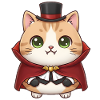 Cat as a vampire