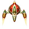 Weihnachts-Space Shuttle