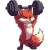 Fuchs trainiert