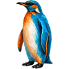 Kingfisher Penguin – Low Poly Art