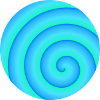 Blue Green Spiral