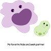 Cute Macrophage And Little Bacterium