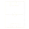Minimal Football Pitch Line Art