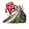 Angry Eraser Mountain Storm
