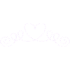 Heart Flourish Line Art