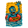 Thriving Zombie im Rettungsring