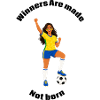 Footballeuse joyeuse en maillot jaune